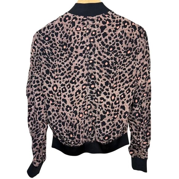 AllSaints Ella Lyos Silk Bomber Jacket Sz. XS - Picture 3 of 9